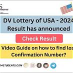 2022 dv lottery result